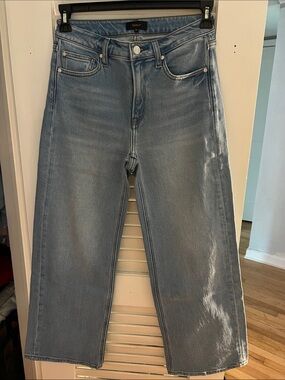 Quince Light Blue Wide-Leg Jeans